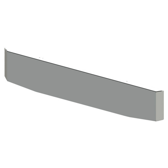 Lincoln Chrome 18 Inch Chrome Standard Mount Bumper W/ Mitered Tapered Ends & Tow Holes