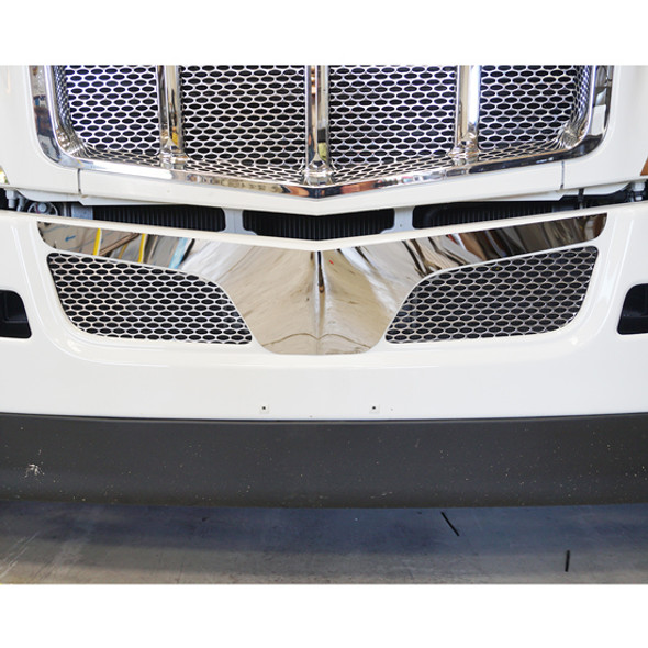 Peterbilt 579 Gen II 304 Stainless Steel Center Bumper Trim By CSM