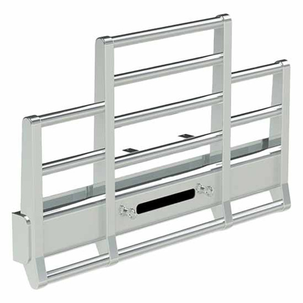 Peterbilt 384 & 386 Herd Defender Truck Guard With Horizontal Tubes, Lift Assist, Slam Latch & Standard Rake