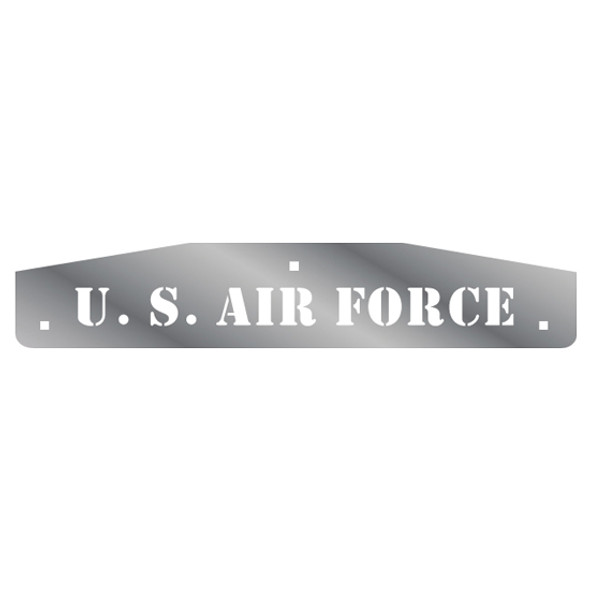 Stainless Steel "U.S. AIR FORCE" Cutout Mud Flap Weights