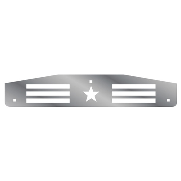 Stainless Steel Stars And Stripes Cutout Mud Flap Weights