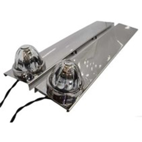 Rear Straight-Style Bracket for 15-Inch Air Cleaner on Peterbilt Trucks