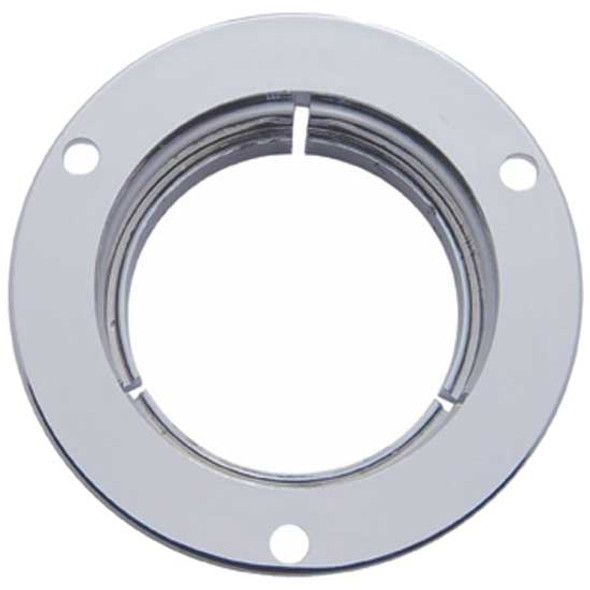 Chrome 2 Inch Snap On Light Flange