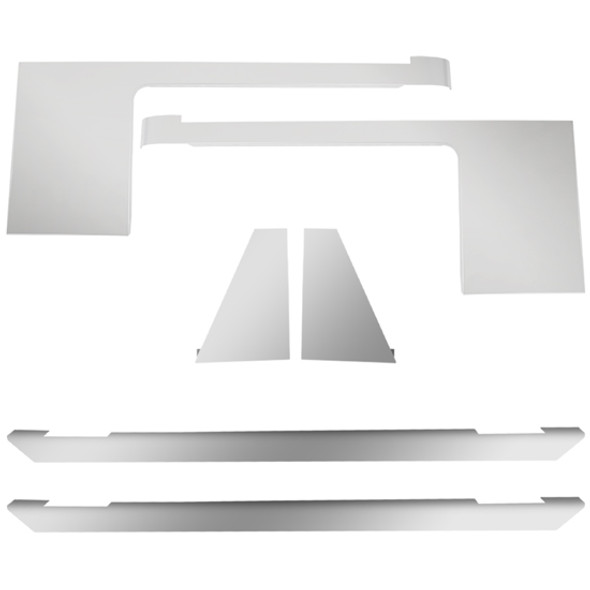 Peterbilt 379 CSM Aluminum Cab, Cowl, 70 Inch Sleeper Panels W/ Bulkhead Light Holes 3 Inch