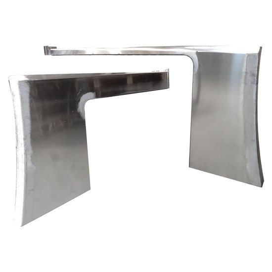 Peterbilt 389 CSM Aluminum Cab Cowl Panels W/ Bulkhead Light Holes 5.00 / 1.75 Inch For 2010-2017