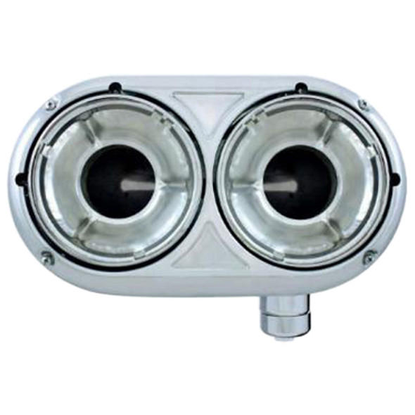 Peterbilt 359 1967 - 1987 304 Stainless Dual Headlight Housing - Driver Side