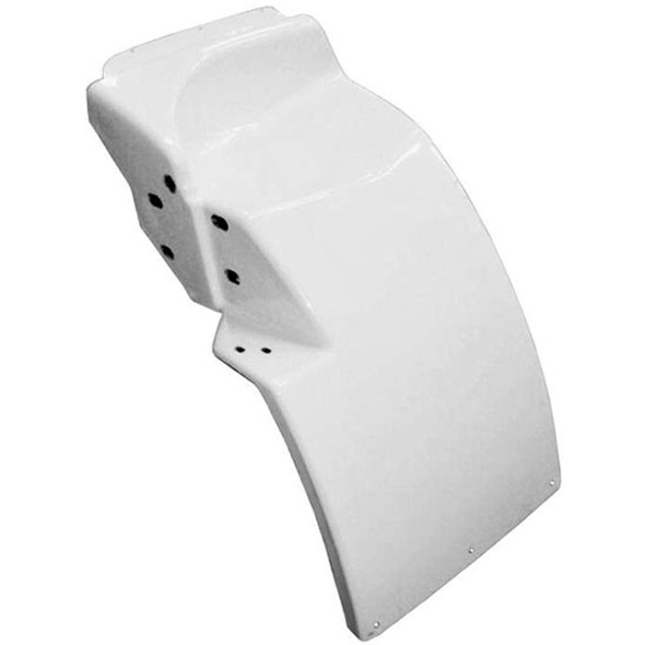 Fiberglass Fender Extension for Kenworth T800 with Curved Windshield