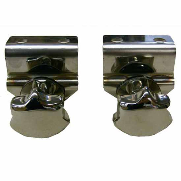 Stainless Steel Tool & Battery Box Latch Delete Kit with Knobs Stainless Steel Tool & Battery Box Latch Delete Kit with Knobs