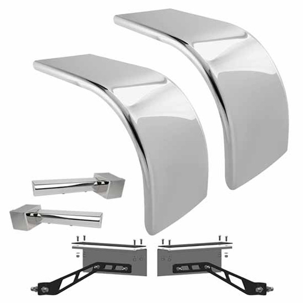 Hogebuilt Half Fender Kit for Kenworth AG380 Air Suspension Hogebuilt Half Fender Kit for Kenworth AG380 Air Suspension