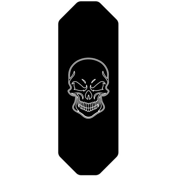 Kenworth Pedals Skull Rectangle Logo Plate Insert