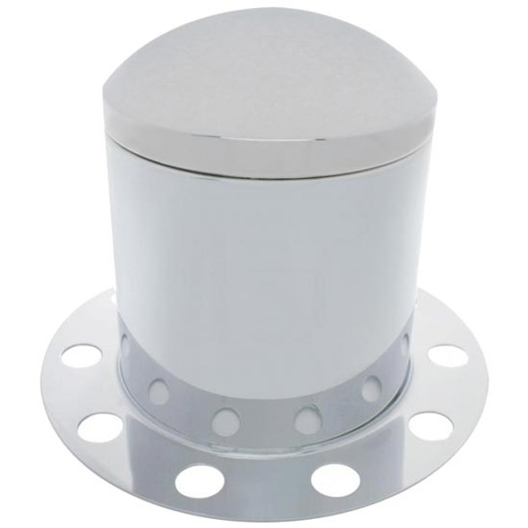 Steel Aluminum Top Hat Hub Cover W/ Holes For 33 MM Nuts For Hub Pilot