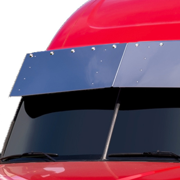 Freightliner High Roof Stainless Steel Drop Visor