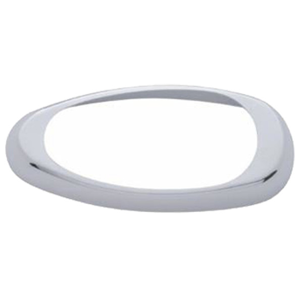 Freightliner Century, Columbia, Coronado Chrome Plastic Sleeper Fairing Turn Signal Light Bezel
