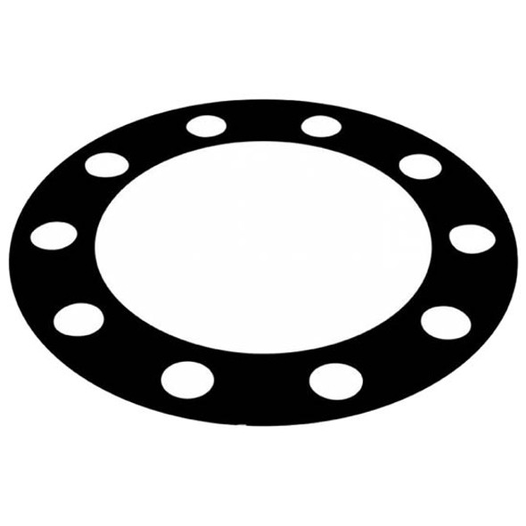 Black Plastic Rim Protector W/ 10 - 1 Inch Holes