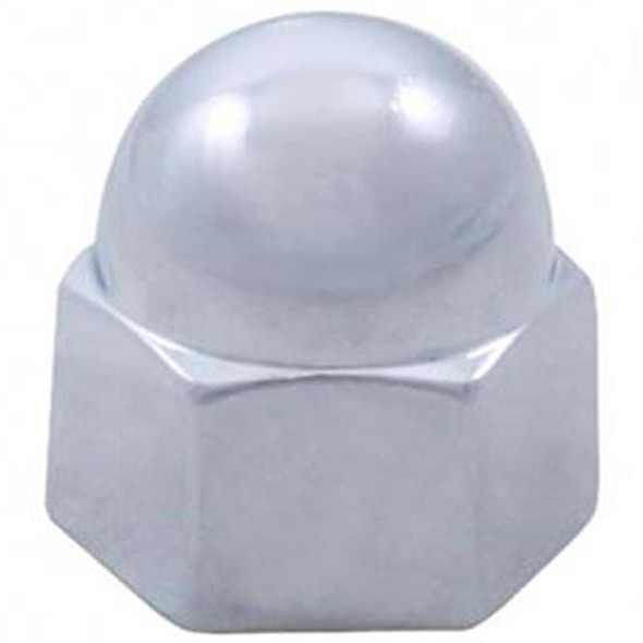 Chrome Plated Nut Cover 3/4 Inch - Acorn Style