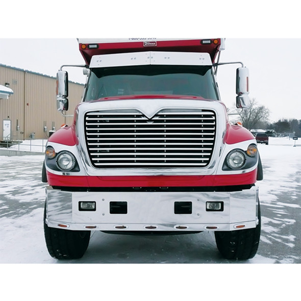 Louvered Stainless Steel Grille For International Workstar 7000