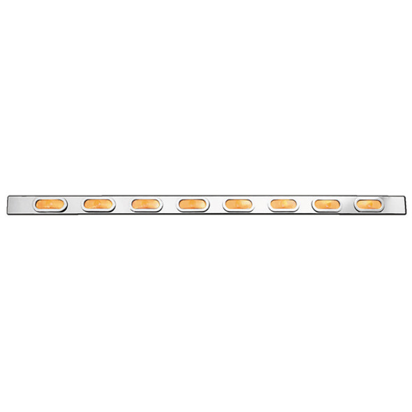 Full Under Bumper Bar with Eight Oval Amber LED Lights