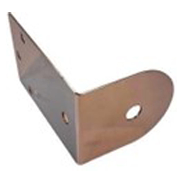 6 3/4" x 4 1/2" Stainless Steel Under-Bumper Light Bracket with 3/4" Watermelon Light Hole