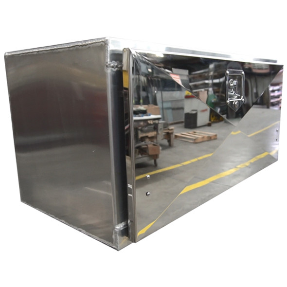 Chrome Shop Mafia Heavy Duty 24” x 24” x 36” Aluminum Tool Box with Stainless Steel Door