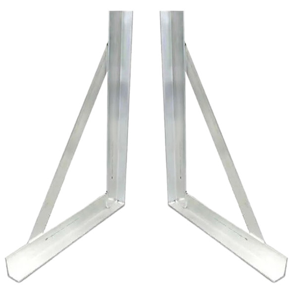 24-Inch Aluminum Tool Box L Mounting Brackets
