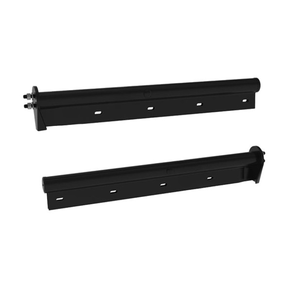 Black Straight Mud Flap Hanger Kit - 30.25 Inch Length