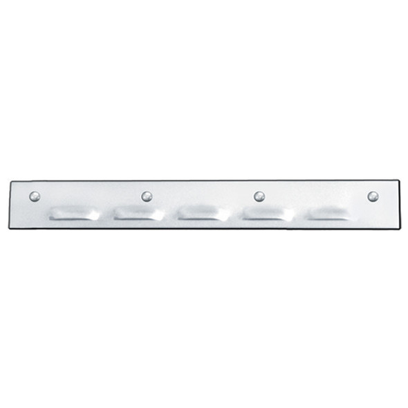 24-Inch Stainless Steel Universal Louvered Top Flat Accent Trim