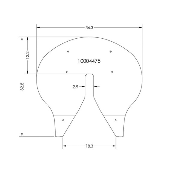 Minimizer Slick Plate 33" x 36" x 18.25" For Simplex II Models Fifth Wheels Minimizer Slick Plate 33" x 36" x 18.25" For Simplex II Models Fifth Wheels