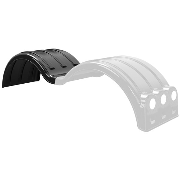 Minimizer 1352L Carbon Fiber Poly Tandem Axle Fender with Light Box Minimizer 1352L Carbon Fiber Poly Tandem Axle Fender with Light Box