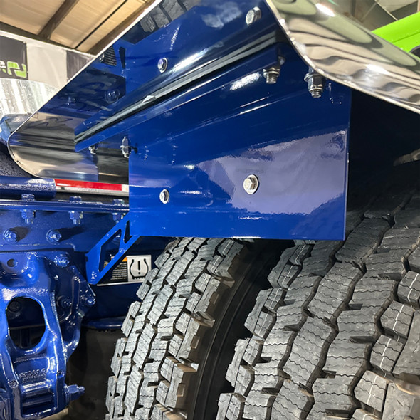 Passenger Side Center Fender Brackets? - Black Steel