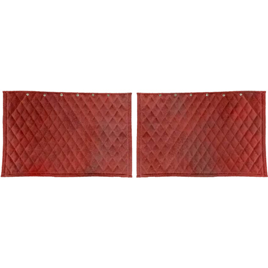 Quilted Covers for Rear Half or Quarter Fenders - Wine Colored