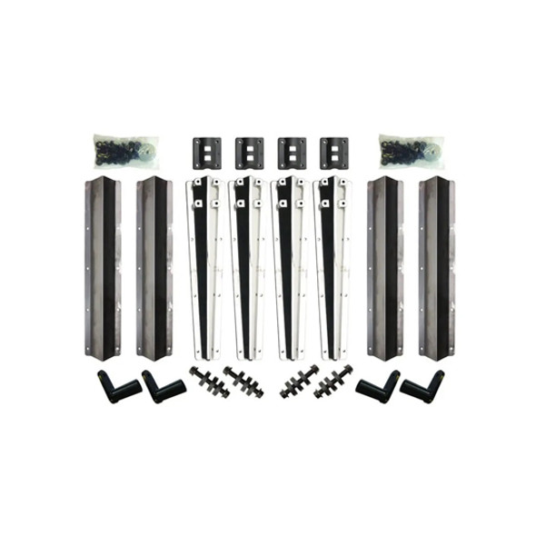 Minimizer Mirror Finish Bolt-On Fender Bracket Kit