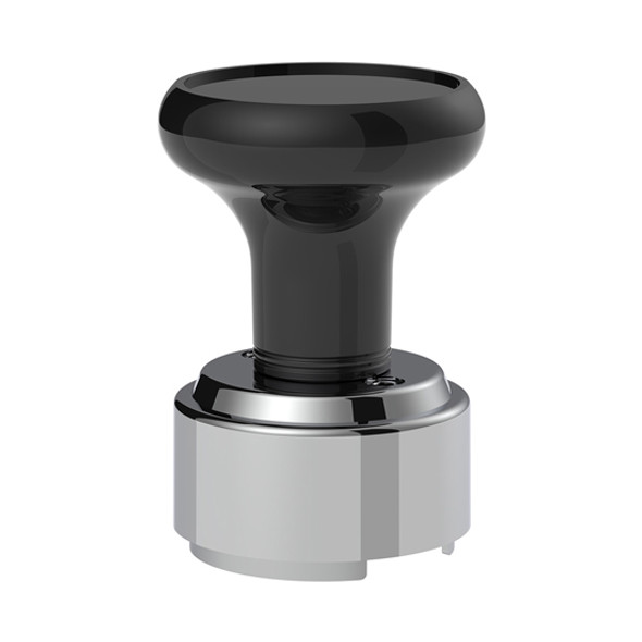 Black Gearshift Knob with 1/2-Inch-13 Thread and Eaton Fuller Style 9/10 Shifter Adapter