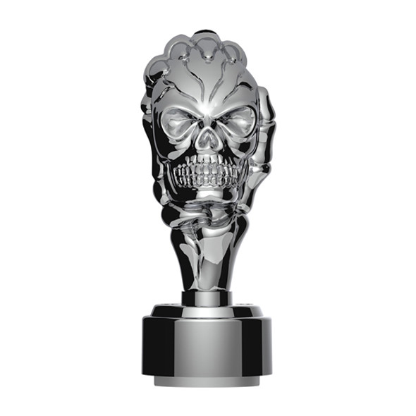 1/2-Inch-13 Thread-On Skull Gearshift Knob with 9/10 Speed Adapter