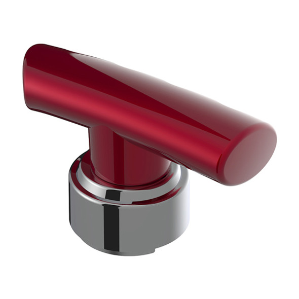 Thread-On T-Shape Gearshift Knob with Chrome 9/10 Speed Adapter – Candy Red