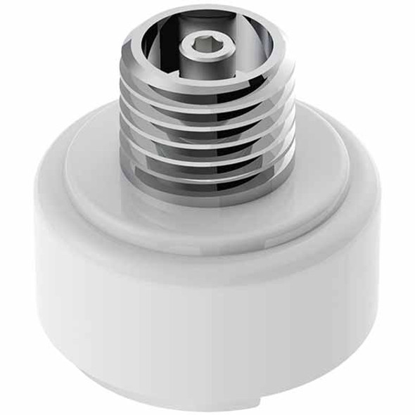 Pearl White Shift Knob Mounting Adapter With Inner Mounting Base