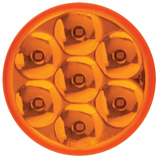 7 Diode Round Low Profile Pearl Marker Light