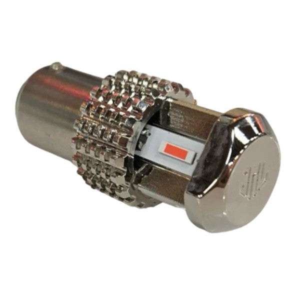 Red 1157 Trilluminate 3-Diode LED Bulb for Enhanced Truck Lighting