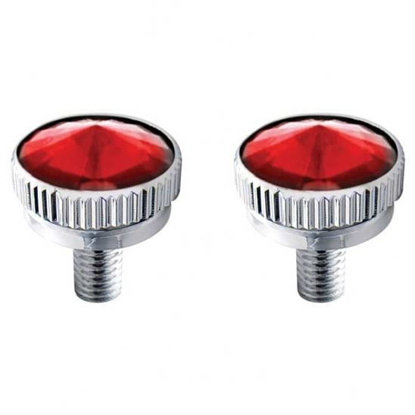 Chrome Cb Mounting Screw 4MM Red