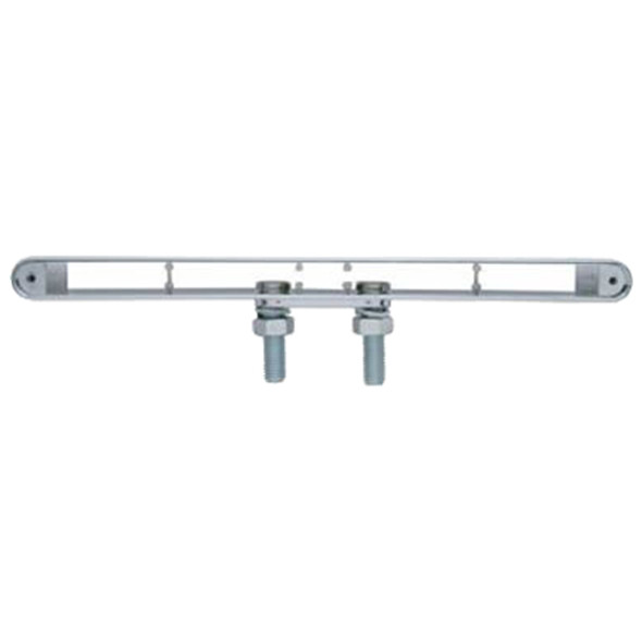 Chrome 12 Inch Double Face Pedestal Light Bar Housing