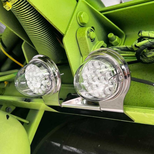 304 SS 45 Degree Downward Facing Underglow Bracket For 2 Watermelon Lights