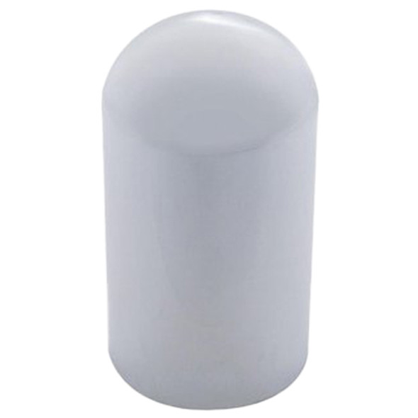 33 MM x 3 3/4 Inch Chrome Plastic Dome Nut Cover, Thread On