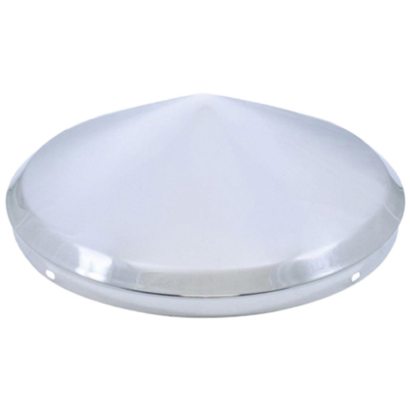 Chrome Front Pointed Hubcap 1/2 Inch Lip - No Notch