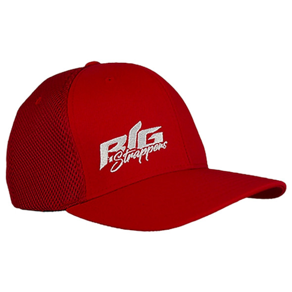 BigStrappin' Airmesh Flexfit Red Hat