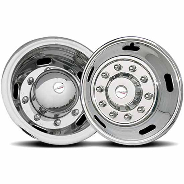 Chevy/GMC 3500, 4500 W/ 29588 Wheels 6.5 X 16 Inch E-Series Simulator Kit W/ Braided Airline Extenders