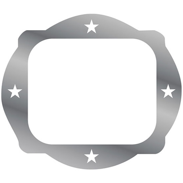 Western Star Outer Door Handle Trim With 4 Small Stars