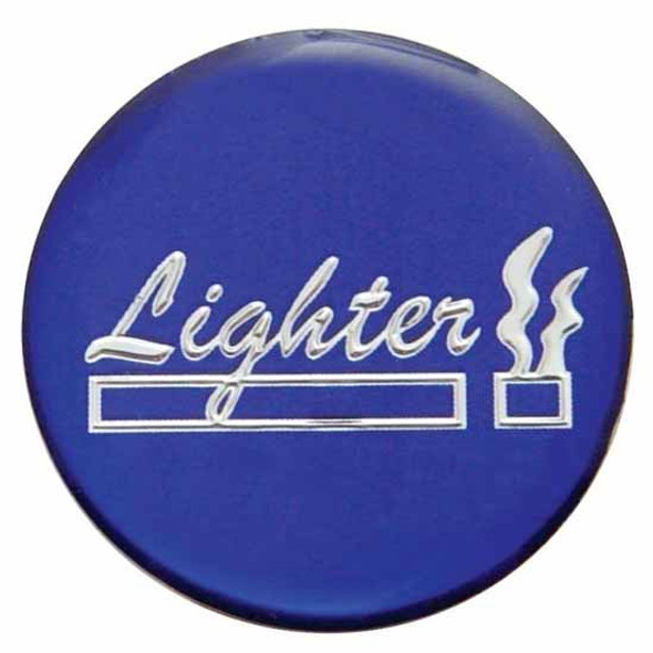 Glossy Blue Cigarette Lighter Replacement Sticker