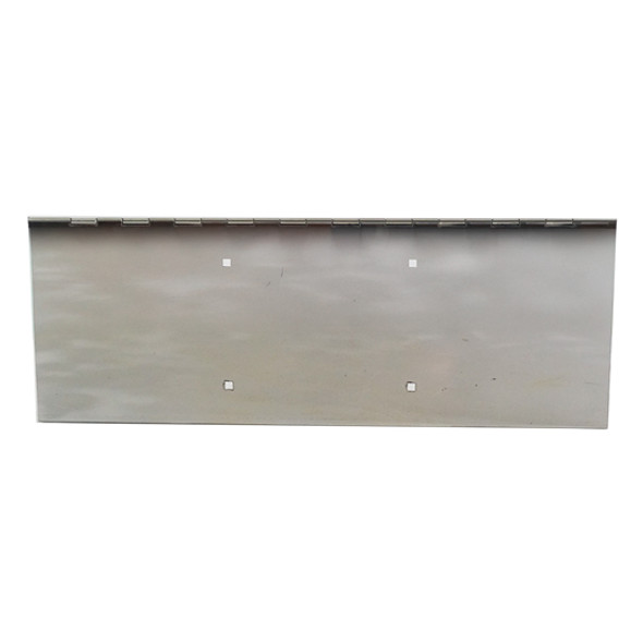 Stainless Steel Hinged Single License Plate Holder – 13.5" x 8"