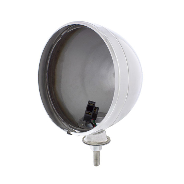 7" Chrome Dietz Style Headlight Housing & 34222 Pigtail
