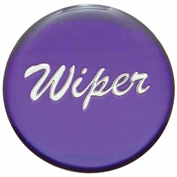 Glossy Purple Wiper Knob Replacement Sticker
