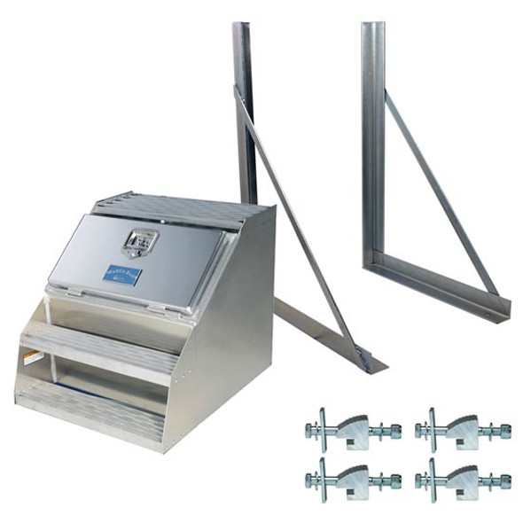 Merritt Aluminum Step Box Kit with Smooth Door (18" x 23.5" x 28.5")